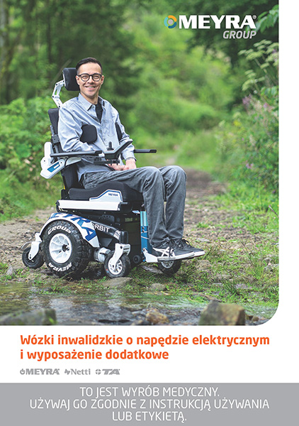okładka Katalog wózków elektrycznych Meyra i TA akcesoria